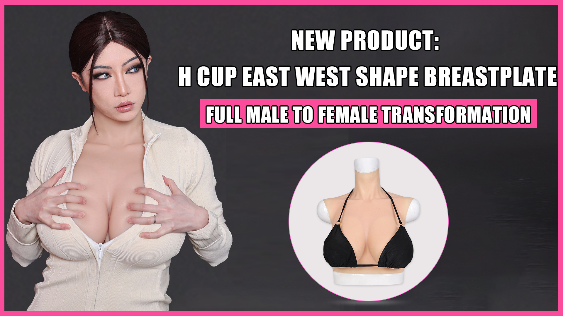 ROANYER on X: ROANYER︱New Product: H Cup East West Shape Breastplate︱Full  Crossdressin  来自 @   / X