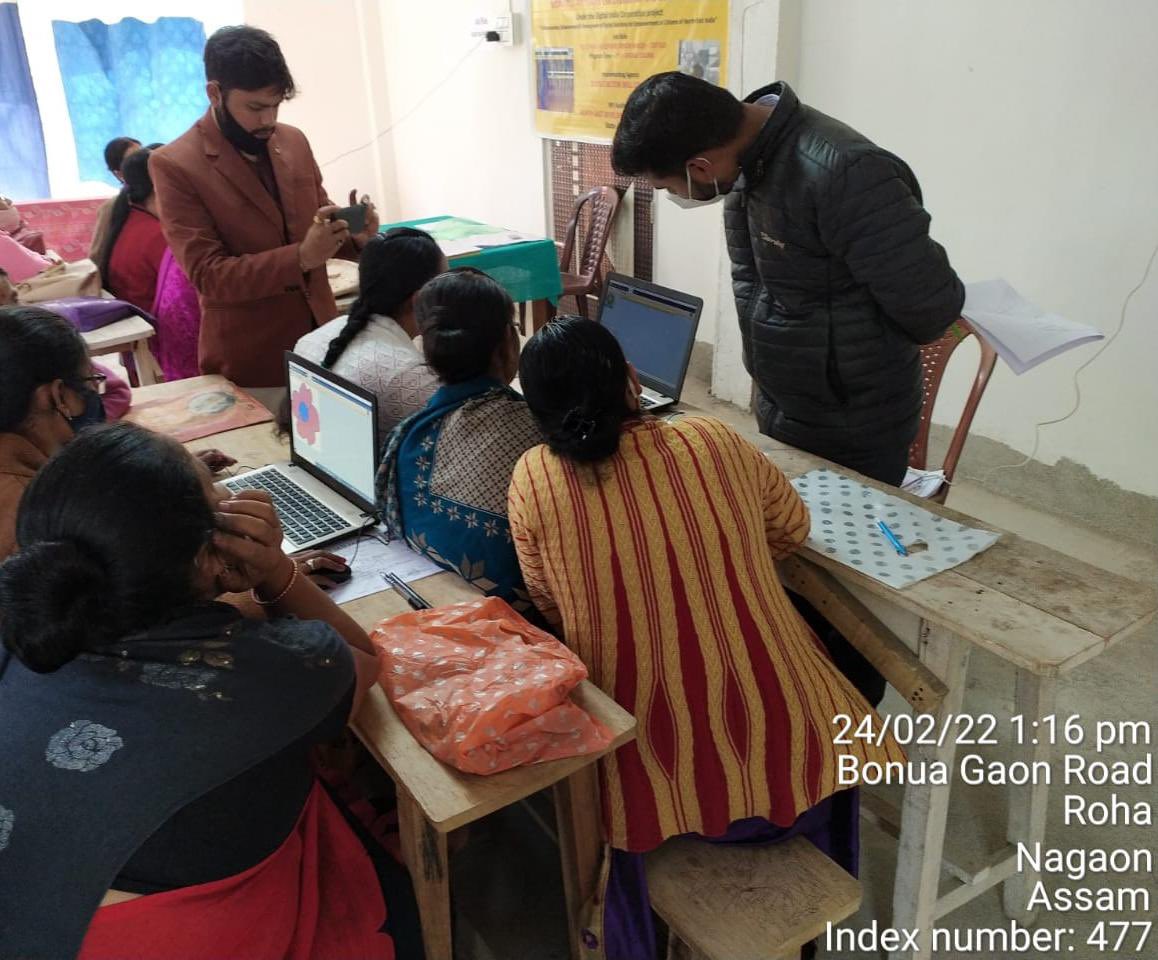 GrowPvt's tweet photo. Textile SSC Assessment conducted under the Digital India corporation project in Nagaon  , Assam for the job Role : Assistan Design Maker - Textile By Growwell on 24-2-22 @TextileSSC @NCVETIndia @NSDCINDIA https://t.co/id67rUoysR