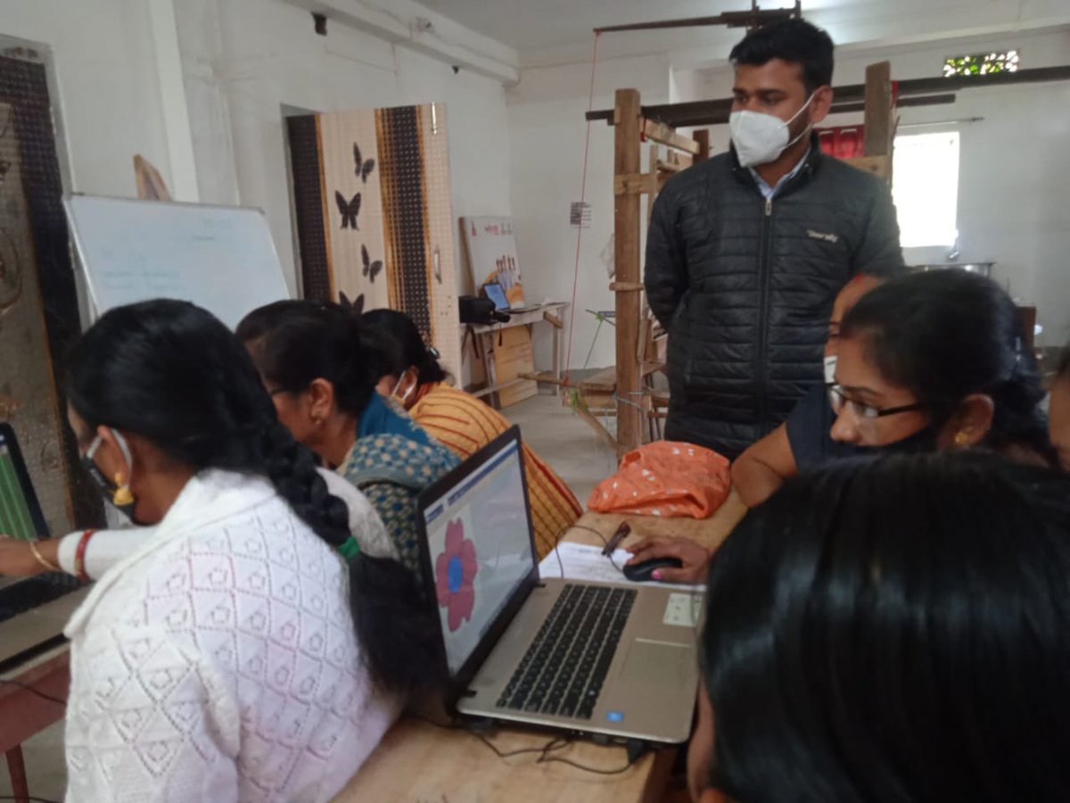 GrowPvt's tweet photo. Textile SSC Assessment conducted under the Digital India corporation project in Nagaon  , Assam for the job Role : Assistan Design Maker - Textile By Growwell on 24-2-22 @TextileSSC @NCVETIndia @NSDCINDIA https://t.co/id67rUoysR