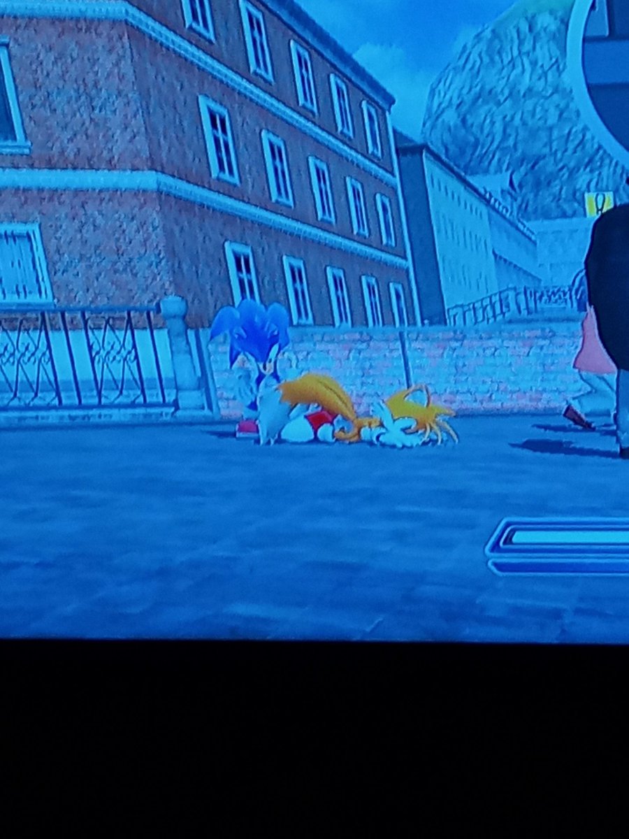 I was playing Sonic 06 today and Tails fell in the water and died then respawned and instantly died again but he didn't respond he just laid there for a while until the next loading screen where he was forced to