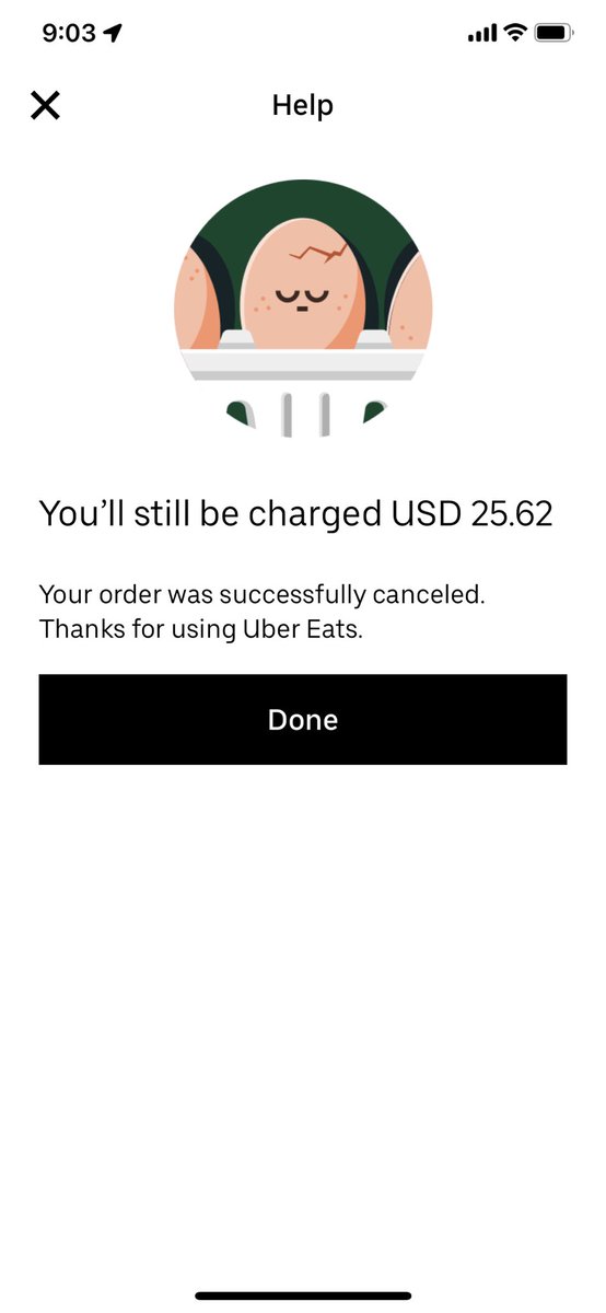 itsofficialkalo's tweet photo. @UberEats @Uber_Support WTF BRO!?!?!? A $25 cancellation fee bro, are you FUCKING SERIOUS!!! I’m highly fucking pissed rn because you guys don’t have NO customer service line and the automated chat SUCKS ASS! i want my refund NOW UBER!!! https://t.co/6f4cJO8Ouo