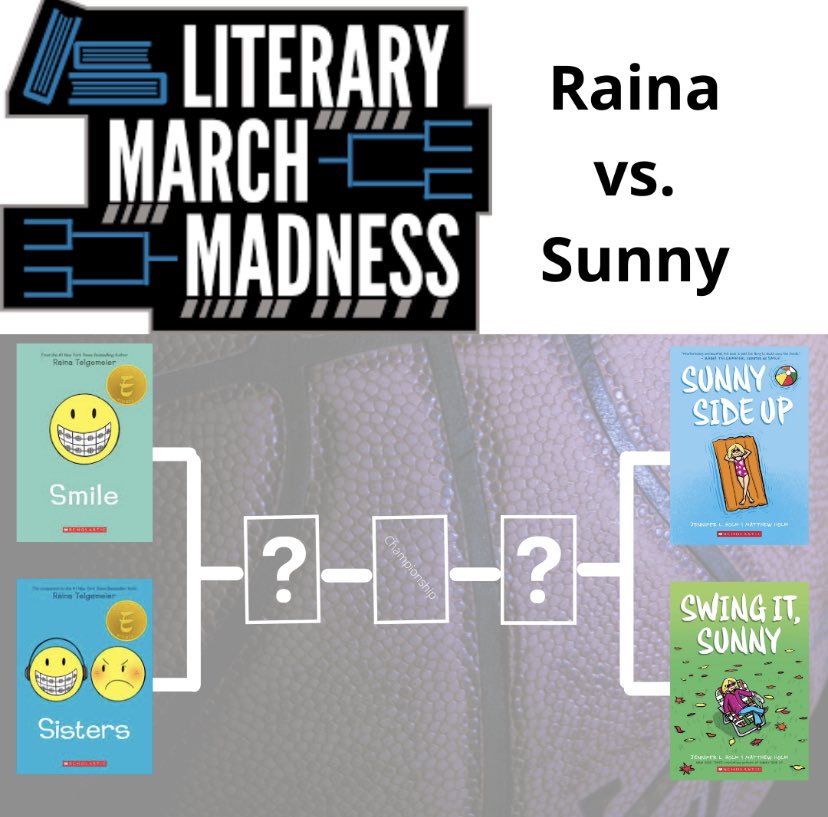 SMMSLibrary's tweet photo. March Madness 2022 is happening now! Come to the library and grab your books then come back and vote for your favorite! @Smarts_Mill https://t.co/tA6TJYVZgg