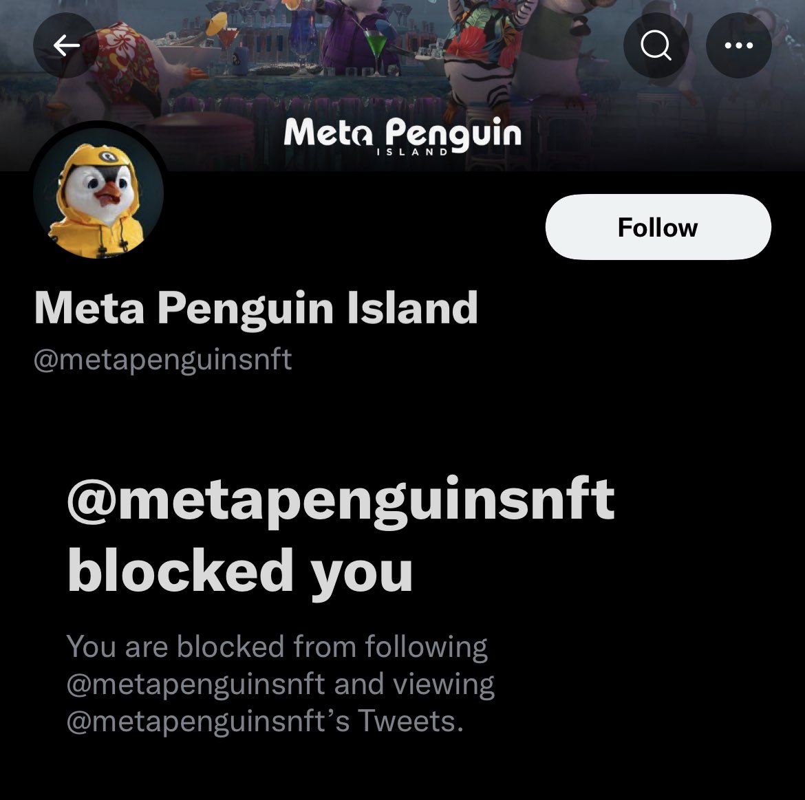 kynokephaloNFT's tweet photo. Guys, whats up? Why are you locking me out? Im a holder of one of your NFTs. I did nothing wrong. @metapenguinsnft #NFTs #NFTCommumity #nftcollector #metapenguins https://t.co/QdHZvqZdYH