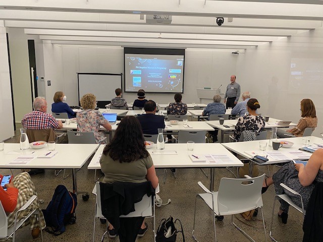 ranzcog's tweet image. And the RANZCOG Symposium is under way with pre-meeting workshops, &amp;amp; it’s Diplomates Day 1 – Obstetrics (Shared Care) #NewPerspectives @JudithGardiner6 

Presenters; delegates; and Dr Emily Dirksen and Dr Marian Morrissey