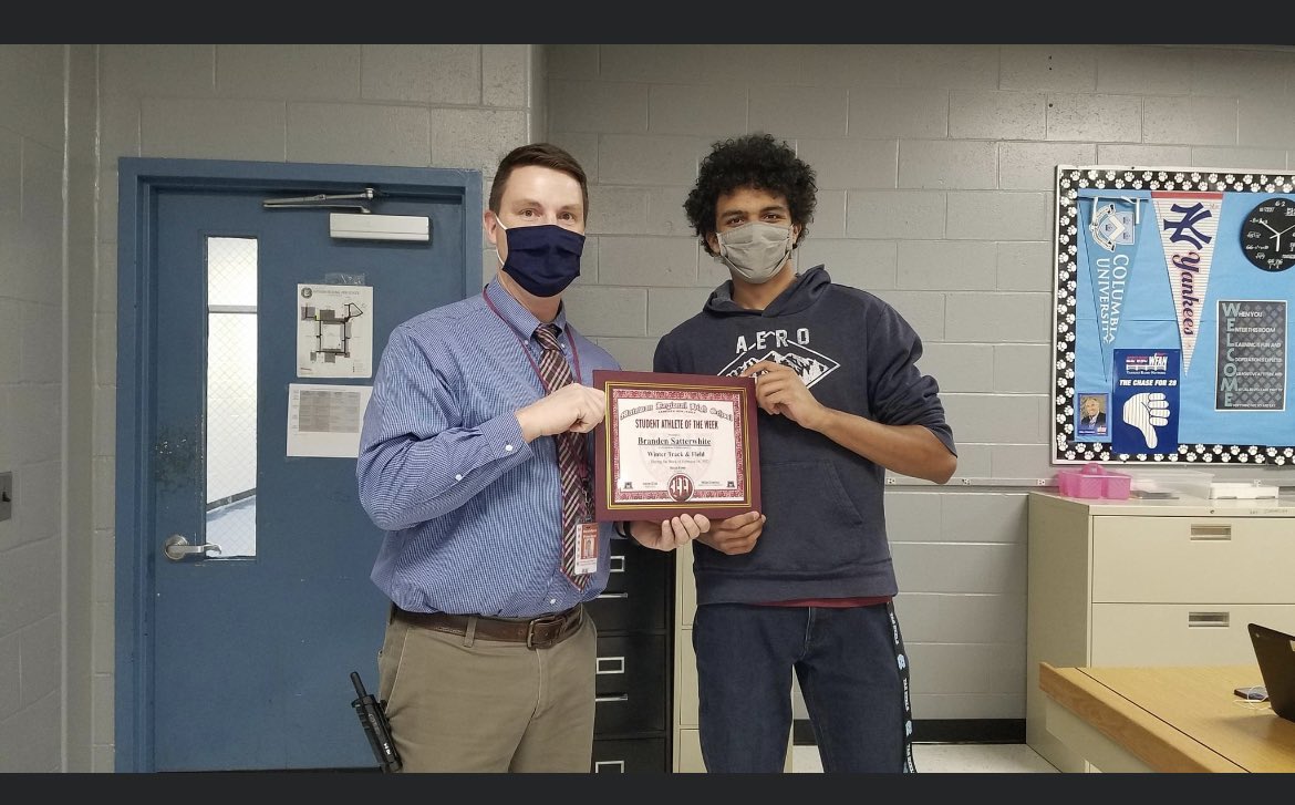 Branden is the MRHS athlete of the week! Wish him luck at groups, he’s competing in the high jump and hurdles.