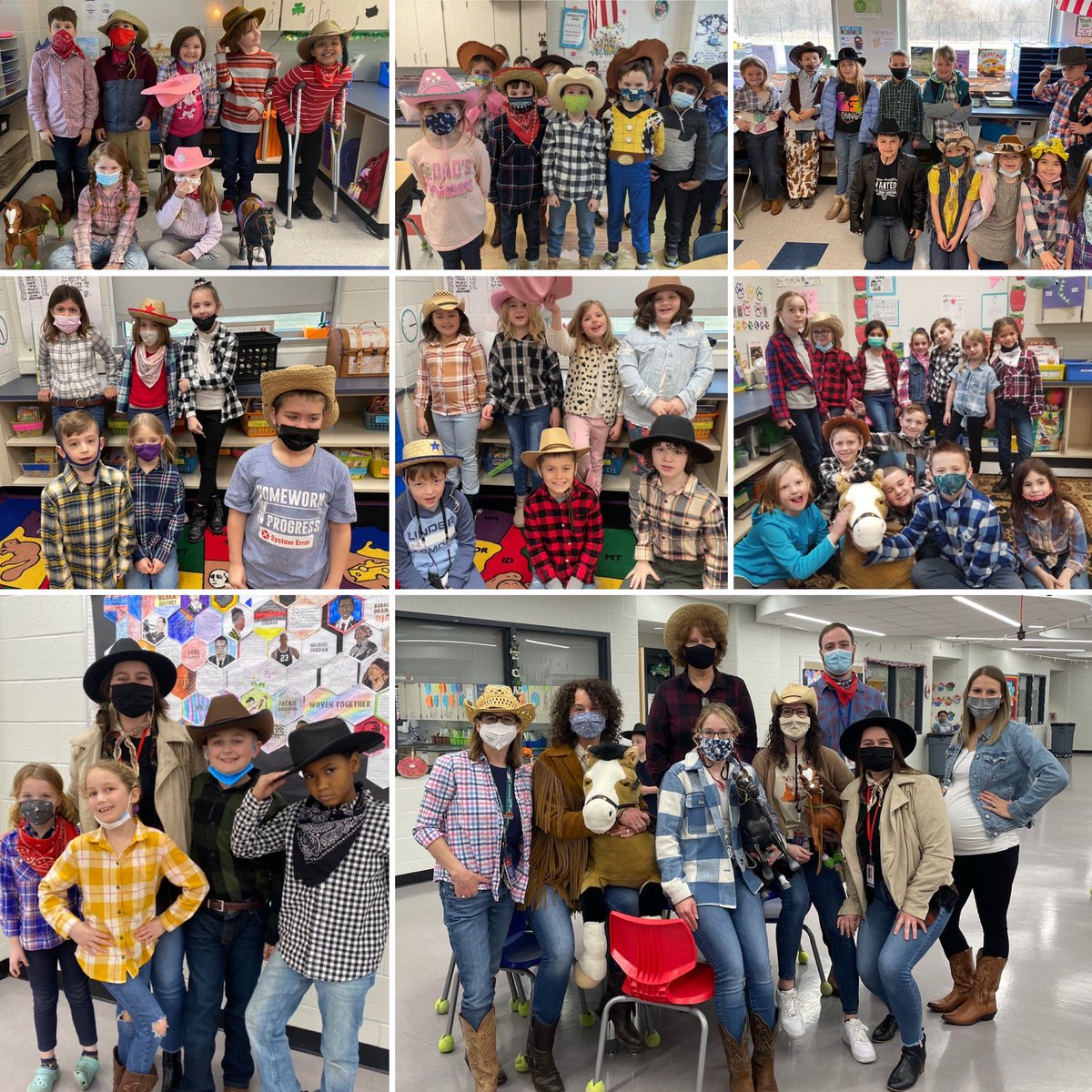Saddle up! It was Wild West day to "wrap"-up the month of February🐴🤠 yeehaw