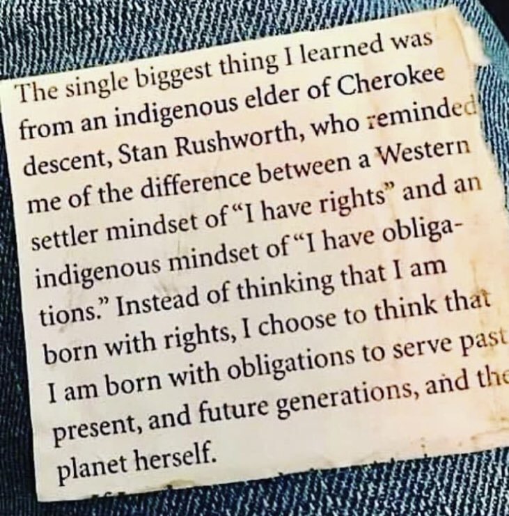 melching5's tweet photo. This is such an important world view. If everyone understood and practiced this, we would be in a much better place. #indigenousknowledge #indigenous #Native https://t.co/p1lRigFelk