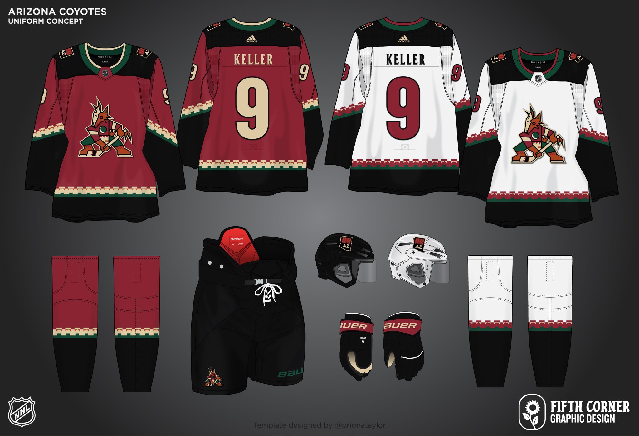 Fifth Corner Graphic Design on X: Part 2 Arizona Coyotes Minor