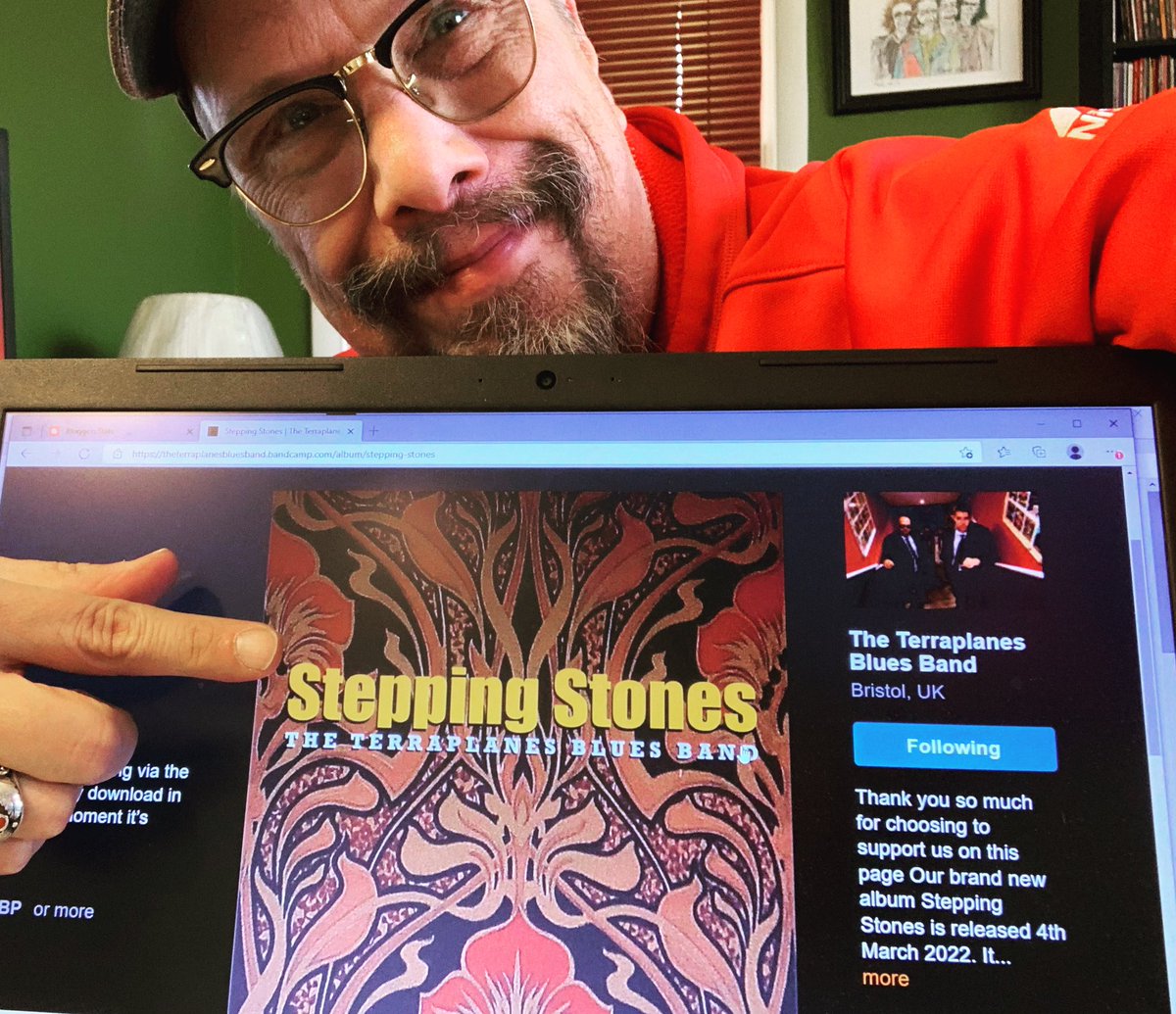 phillycheeze's tweet photo. Tune in this weekend to https://t.co/RX0P6nhLSu for my review of the new release from The Terraplanes Blues Band - Stepping Stones
.🎶😎👍
#terraplanesbluesband #steppingstones #musicblogger #bluesblogger #bluesblog https://t.co/83R6CfpuLH