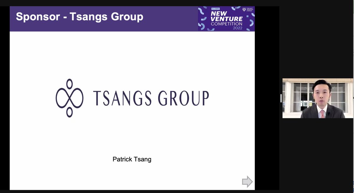 hbsanc's tweet photo. "We are excited to be supporting this event and ... the HBS mission - businesses & entrepreneurs making a difference in the world." TY @patpltsang & Tsangs Group for sponsoring #HBSNVC & connecting us to the @HBS mission tonight! @HBSExecEd #nvc #1hnvc #HBSNVC @HBSANC @HBSRock https://t.co/ePeedMx4Zo