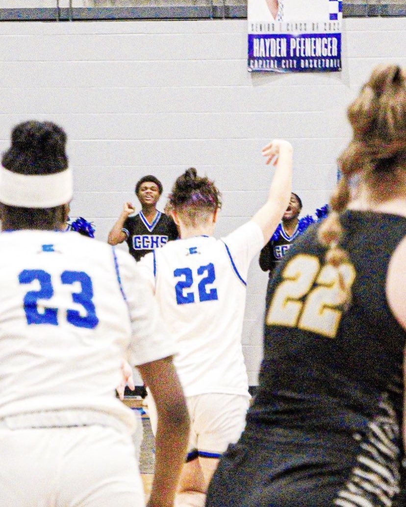 SportsLovingMom's tweet photo. Pictures from the last regular season game of 2021-2022. Natalie finished w 27 points. (2/22/22) Photo credit: Adyson Bray #proudmom #basketball https://t.co/MZIdPmQVLc