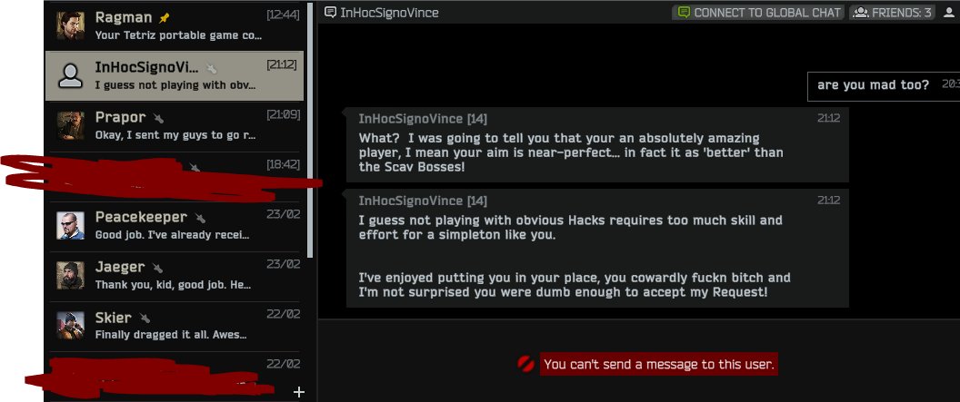 MrDToTheIzzle's tweet photo. Some people can't handle dying in #EscapefromTarkov https://t.co/fX8Lc9tEIu