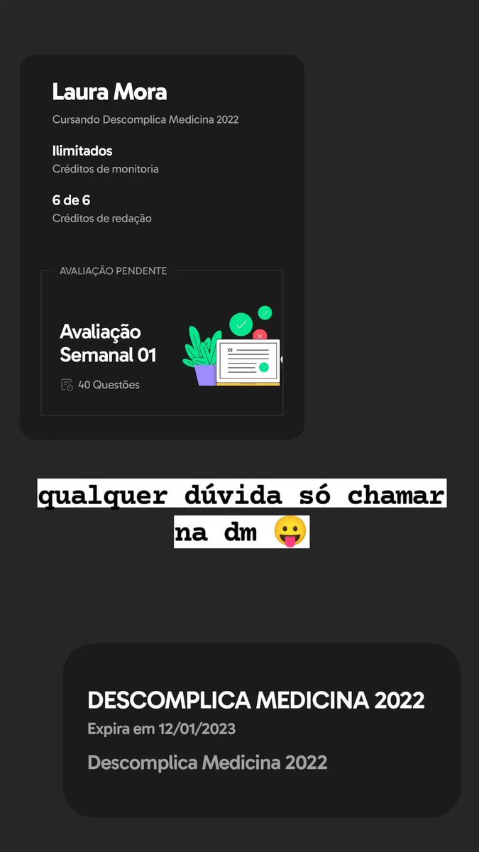 harryshiine's tweet photo. gente, caso alguém tenha interesse tô vendendo minha conta do descomplica Med!!! bora aproveitar que tá num precinho top!!! https://t.co/jLNoRc7ydQ