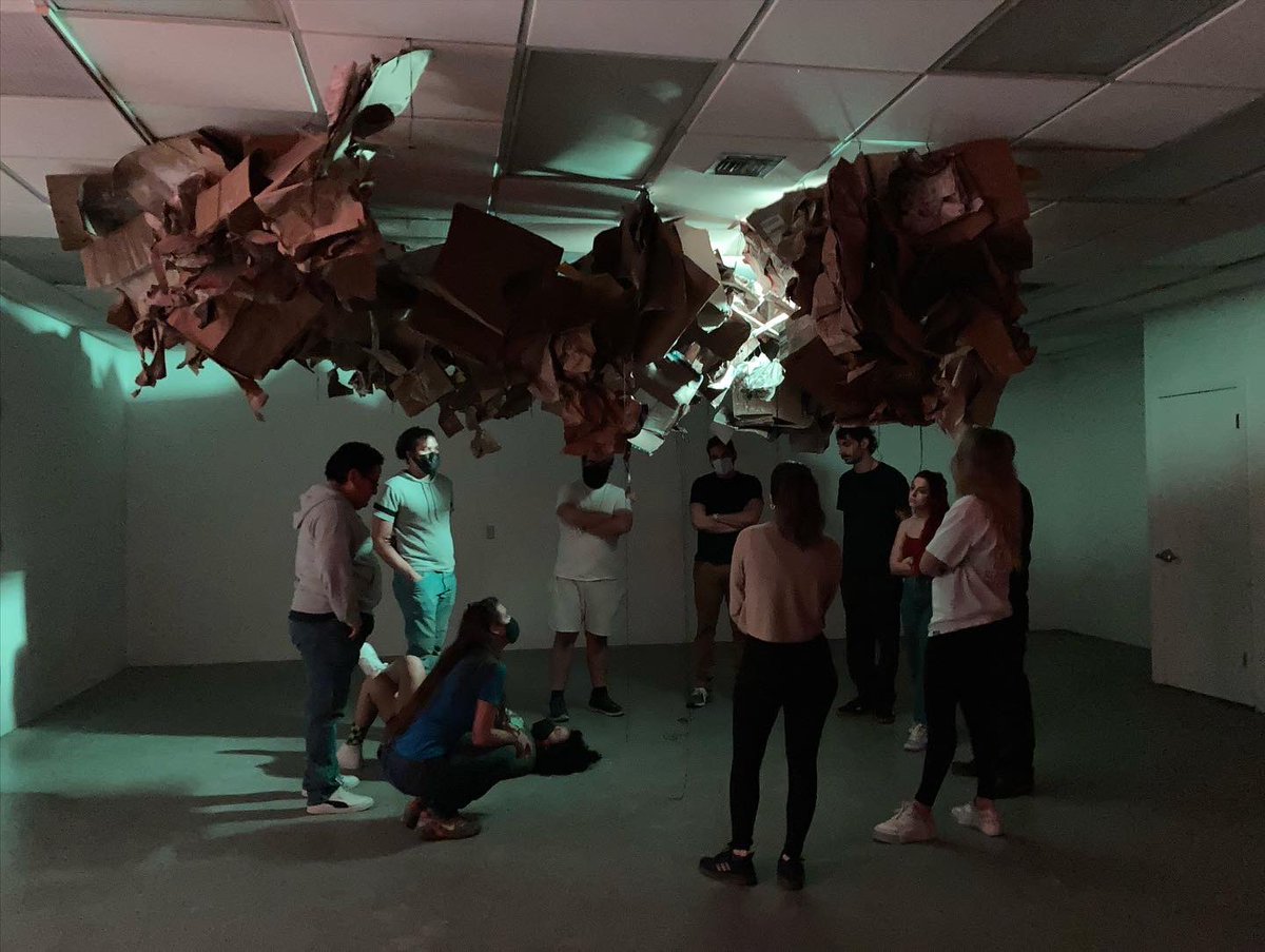 MoniaMeluzzi's tweet photo. Untitled ,2022. Green light led, Black thread, Cardboard shipping boxes, Wood, black boots, drywall,  encyclopedia book and plaster.size :  9 ft x 10 ft
#momoart🇮🇹 #installation #contemporaryart #Space #판지 #sculpture #artwork #ArtistOnTwitter #miami #art #arte #アート #예술 https://t.co/7lXjEdeQqH