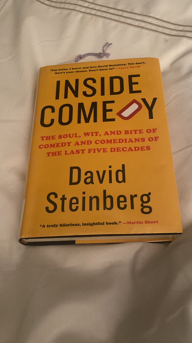 realACSlater's tweet photo. @SelaWard My current read, such great stories about our favorite funnymen. https://t.co/E9H7OcPLeS