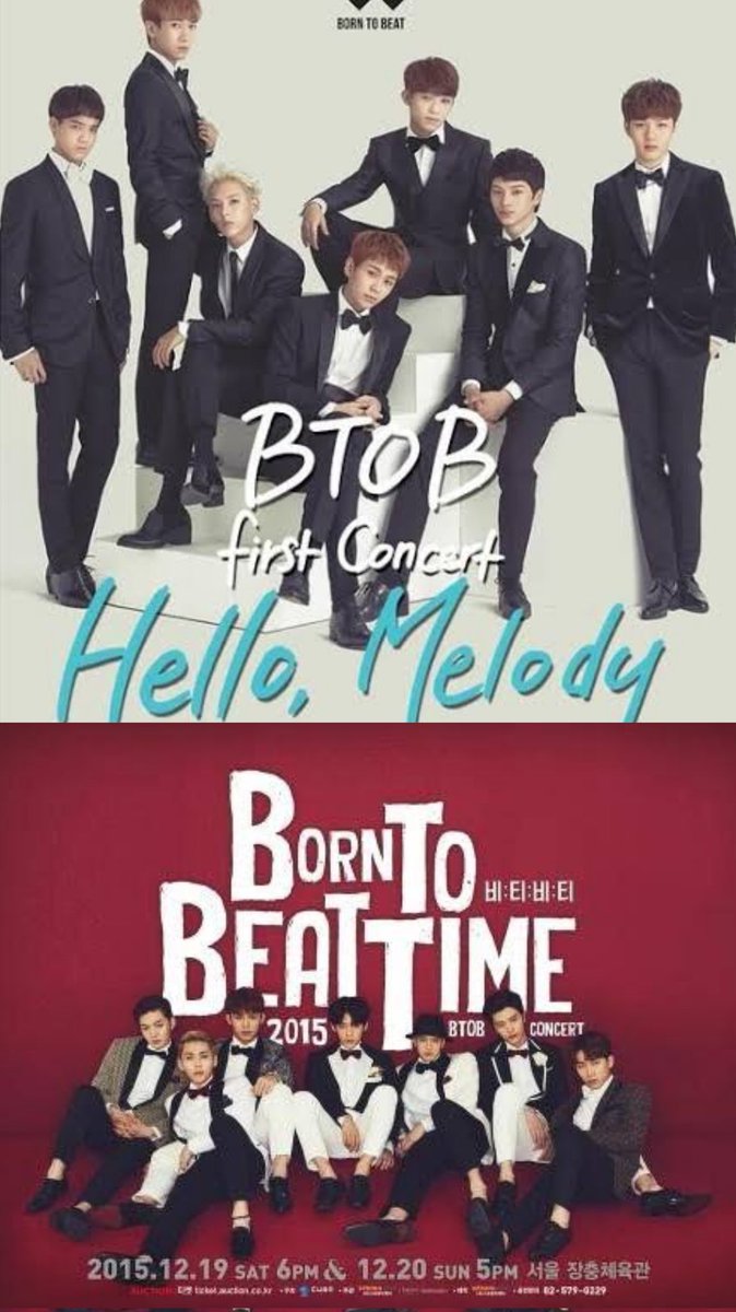 BTOB major concert posters through the years ? 2014 Hello Melody 
