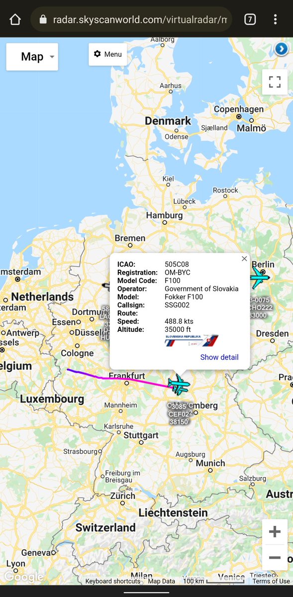 scan_sky's tweet photo. Multiple Government Aircraft Leaving #Brussels 🇧🇪 After #NATO Meeting.
Polish Air Force 🇵🇱 - Embrear EMB-175 LR - SP-LIH - #LOT7034
Government Of Slovakia 🇸🇰 - Fokker F100 - OM-BYC - #SSG002
Czech Air Force 🇨🇿 - Airbus ACJ319 115X - 3085 - #CEF02 https://t.co/RpZXLjUV1I
