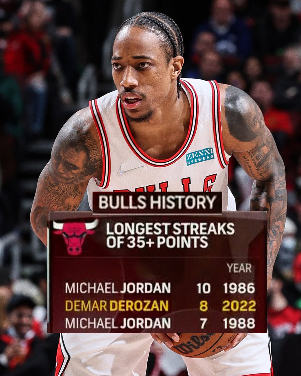 What a stretch for DeMar DeRozan ☺️