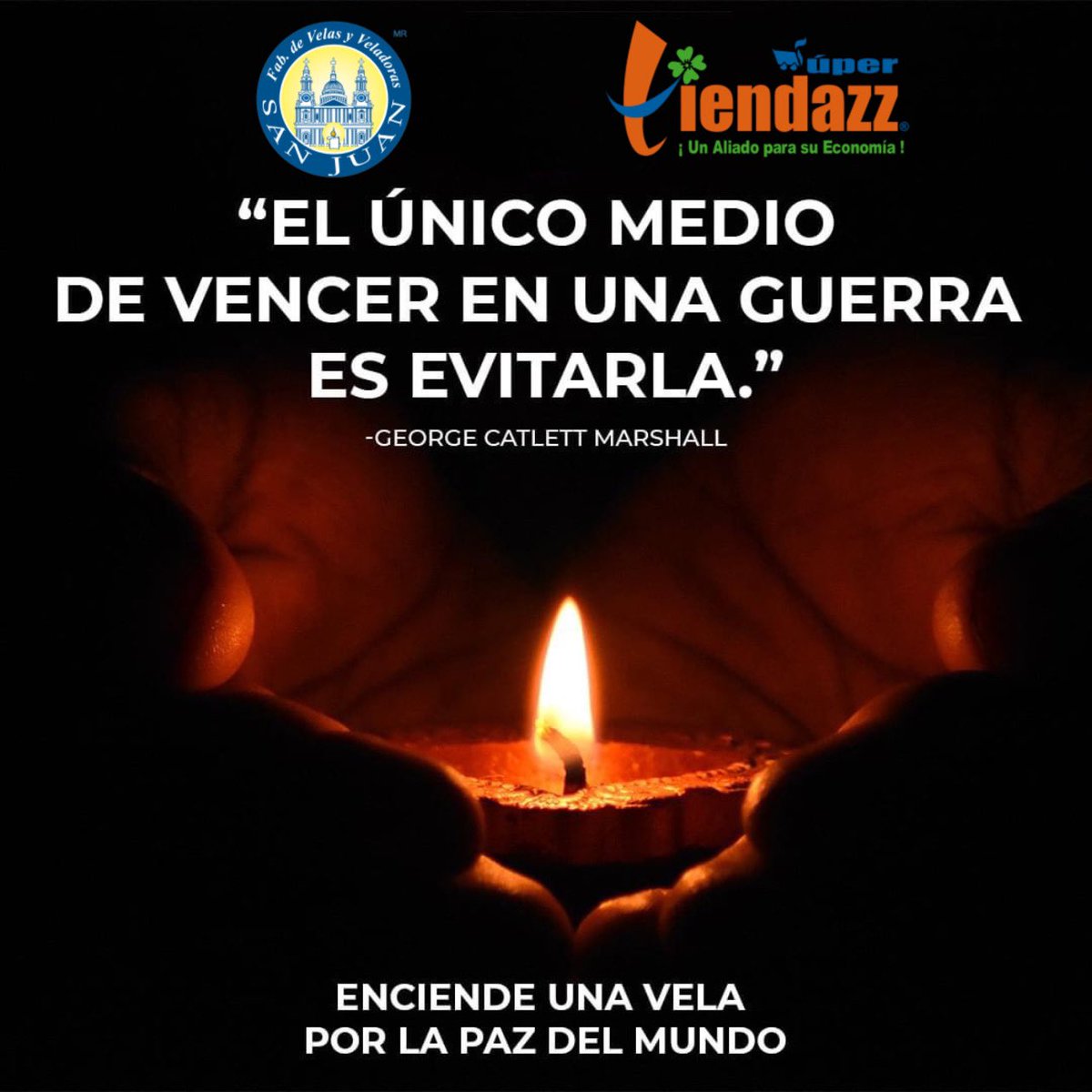 SuperTiendazz's tweet photo. 🕯Únete este viernes 25 de febrero a las 20:00hrs y enciende una vela por la Paz del Mundo, haciendo una sentida oración por el cese de la guerra.🕯 https://t.co/BpXuLLqxUH