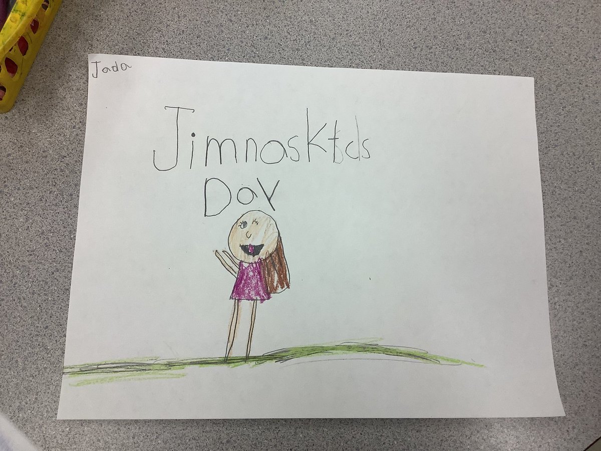 jmccroskeycb's tweet photo. Front cover and title for our personal narratives #kindergarten @CBElementary #cbseastars https://t.co/RcfdGxvGHu