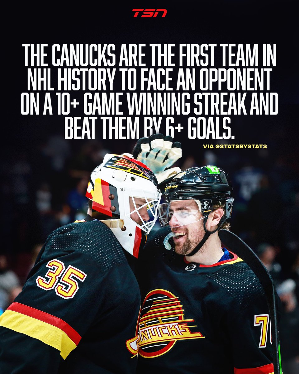 TSN_Sports's tweet photo. Huge 7-1 win for the @Canucks tonight! https://t.co/djOH1wpLqF