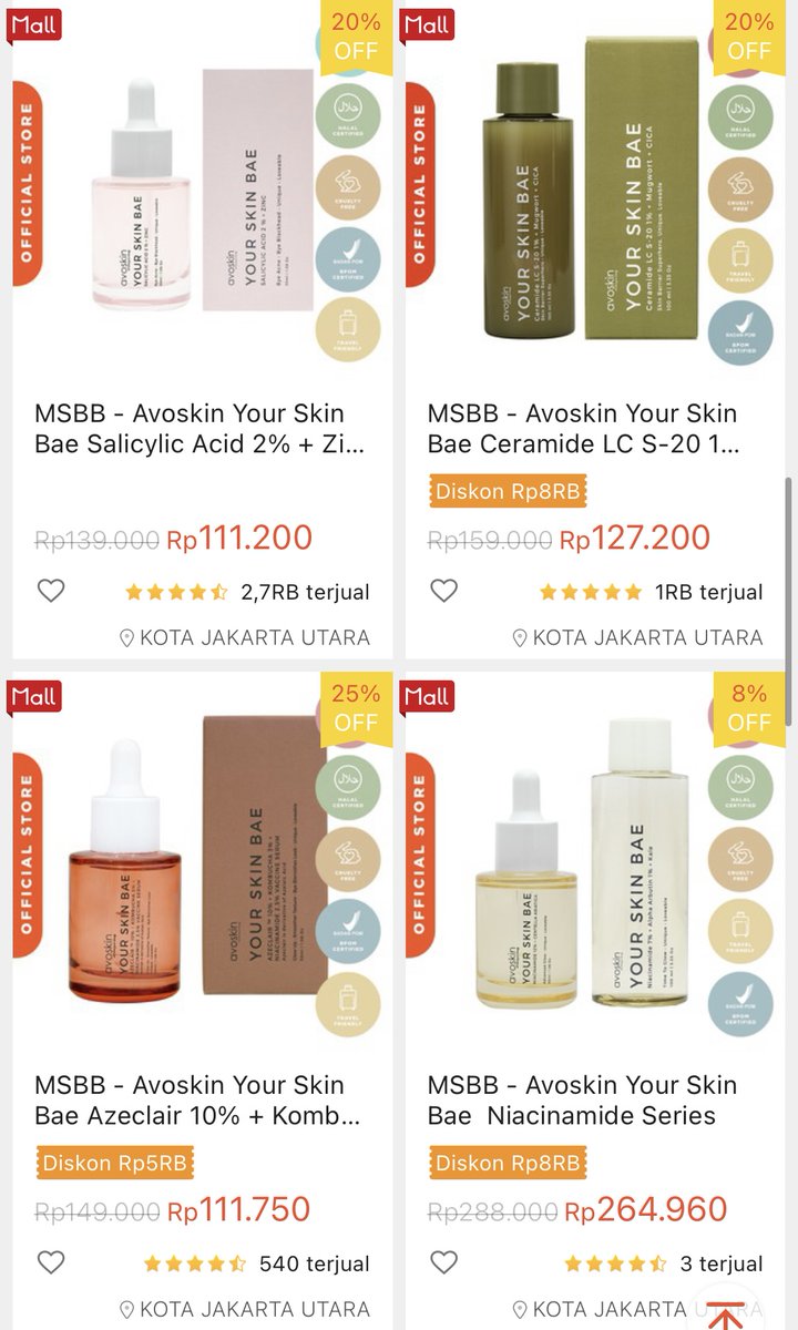 Jumat menyambut weekend✅
Tanggalnya gajian✅
Satu kata, ✨sempurna✨

Mimin peri mau spill bbrp produk yg wajib kalian angkut di special payday kali ini. Tentunya diskonnya no play play🥳

Yang punya wishlist Avoskin Your Skin Bae, mumpung payday + diskon gas di check out yuk!
