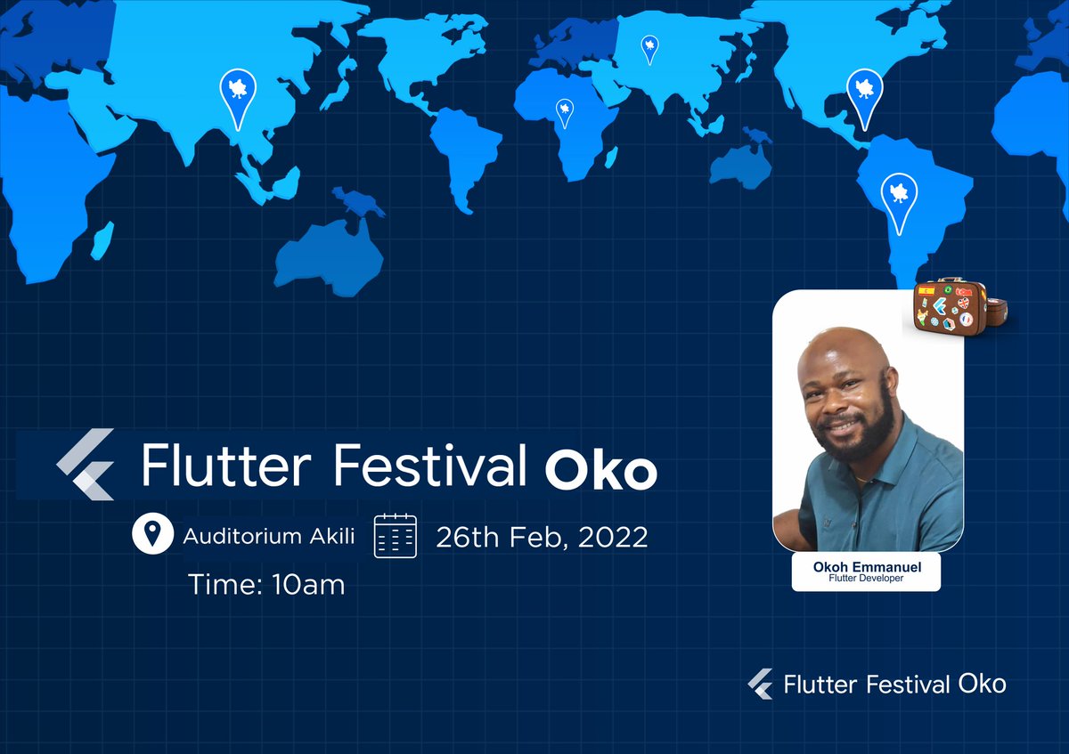 gdgOko's tweet photo. It is no longer far, keep a date with us... #flutterFestival https://t.co/hhpZBRbLxP