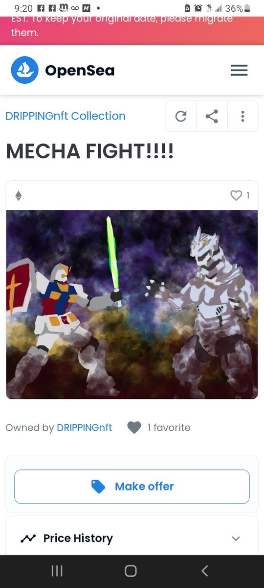 DRIPPINGnft's tweet photo. @TheCryptoTulip This is rare and cool .5 hmu https://t.co/FunWQrTQKv