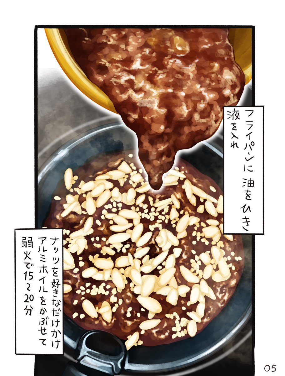 フライパンで作る「バナナココアケーキ🍌」(2/3) 