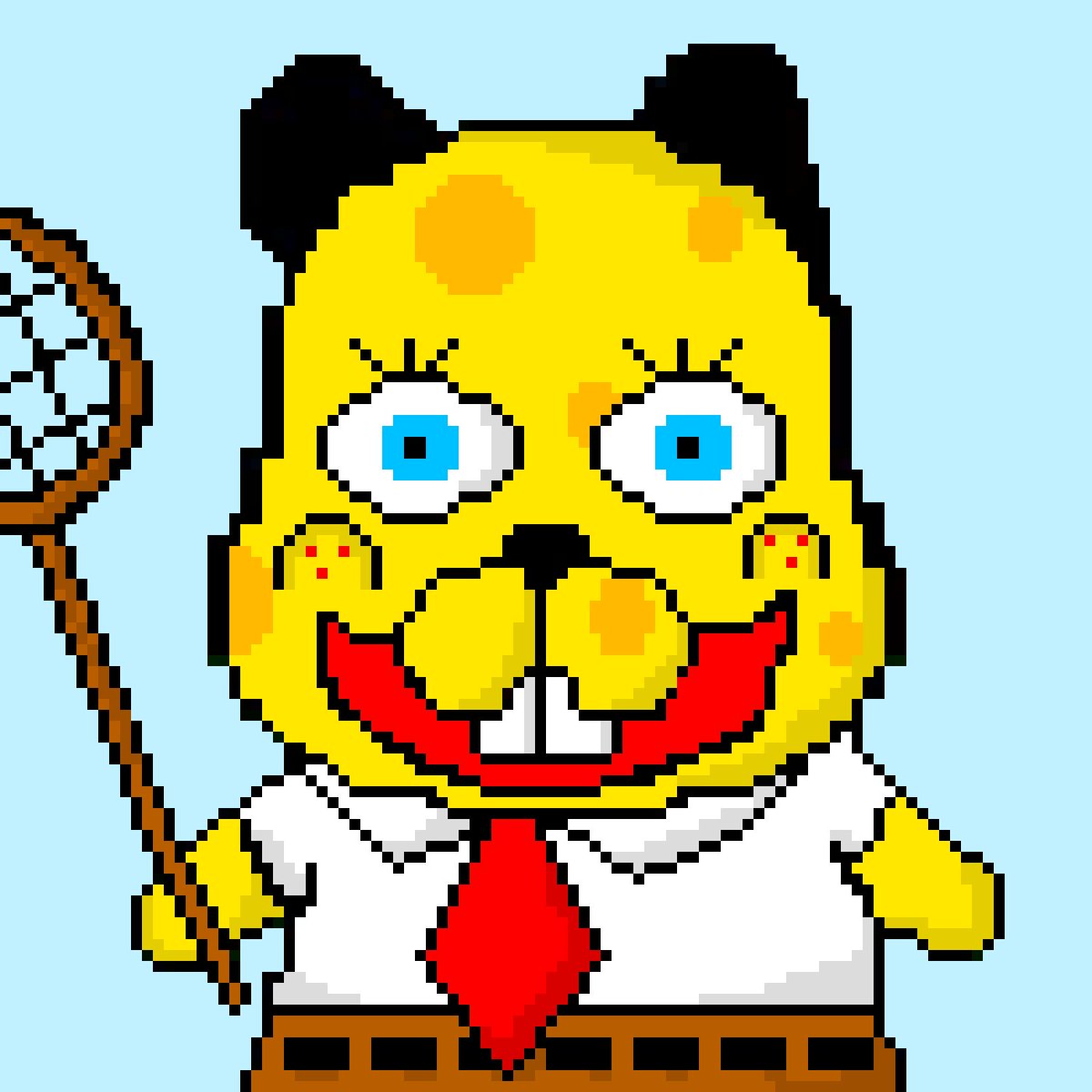 PandaBonnie1's tweet photo. His name is SpongeBob SquarePants, and I created it with reference to the animated SpongeBob SquarePants
https://t.co/zI9HnDyRIA
#nfttaiwan #NFTCommunity #NFT #NFTs #nftart #nftcollectors #nftmarketplace #nftjapan #NFTsales #NFTshill #NFTbitmap https://t.co/VYjgcddxAC