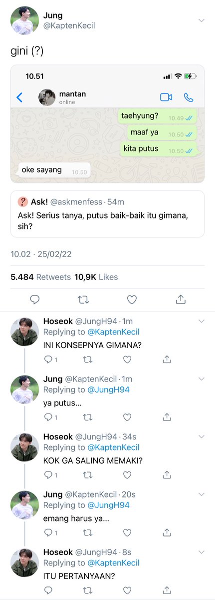 fallenskies07's tweet photo. ❝ Mantan ❞ 
Taekook AU https://t.co/kjn5nqfhAK