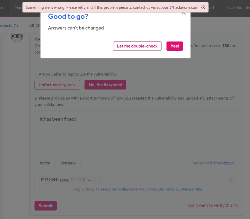 something went wrong?<a href="/Hacker0x01/">HackerOne</a> <a href="/jobertabma/">Jobert Abma</a>