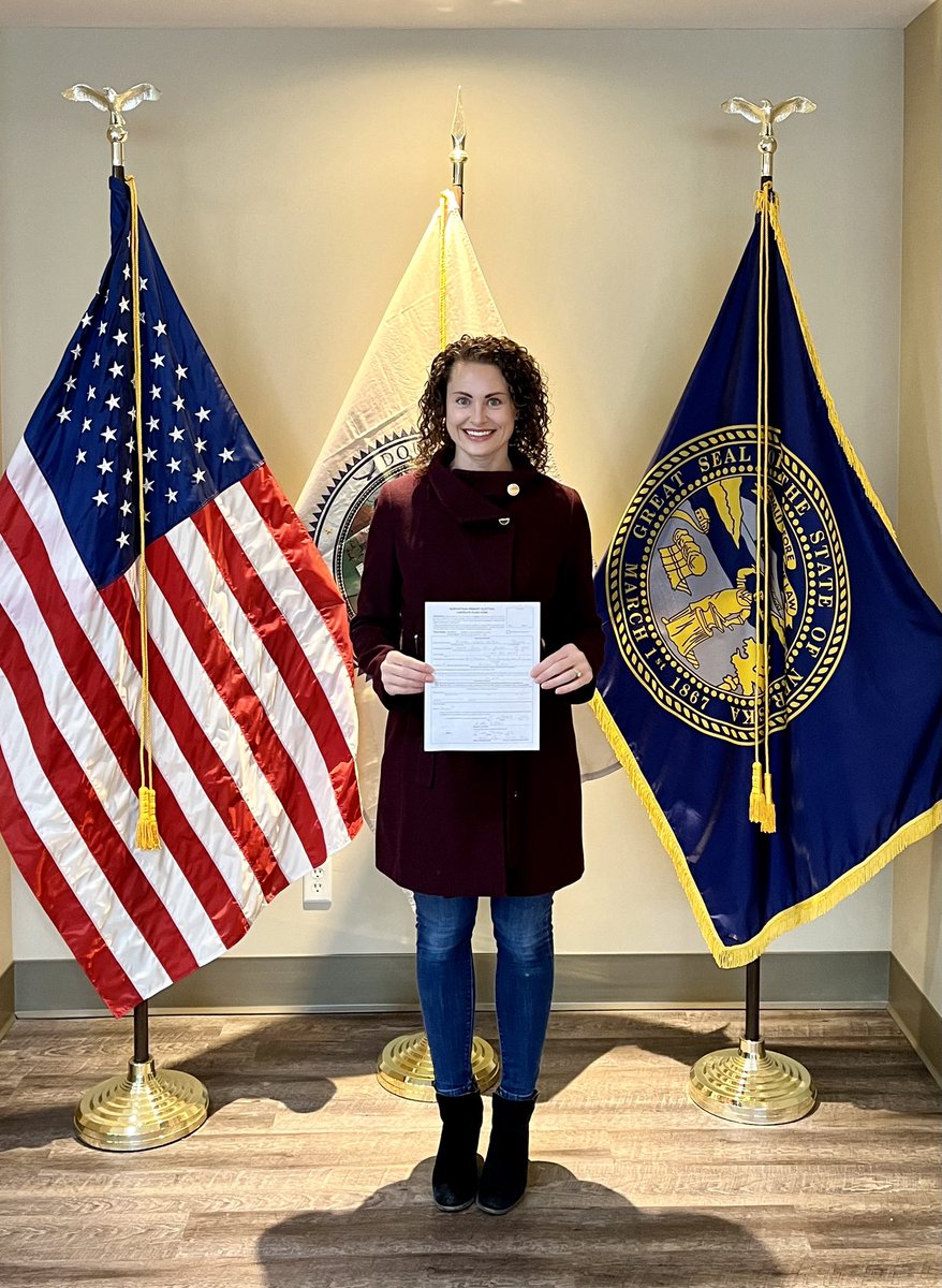 kmariedupree's tweet photo. We made it official today!  I will be on the ballot for Metro Community College Board of Governors, Member at Large. https://t.co/U0WiSQ01vO