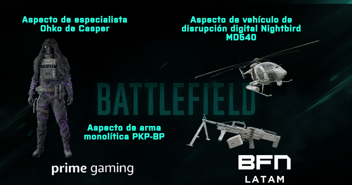 BfnationsLATAM's tweet photo. #Battlefield2042 

🐧Paquete de recompensas de Prime Gaming Febrero 2022 🐧

📌Si cuentas con la suscripción Prime (Amazon) podrás reclamar paquetes(1 por mes).

💥Link: https://t.co/fKnF9hch8z 

#EA #DICE 
#AmazonPrime 
#BFN #BFLatam 
#PS4 #PS5 #Xbox #PC 

RT &amp; FV 🔥 https://t.co/4cEfVPdzXw