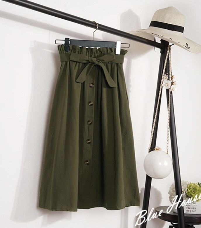 ingodeal's tweet photo. Autumn Midi Knee Length Elegant Button High Waist Skirt at https://t.co/s4Abo0NnWh #ingostore #midiskirt https://t.co/RfKR6t5vpR