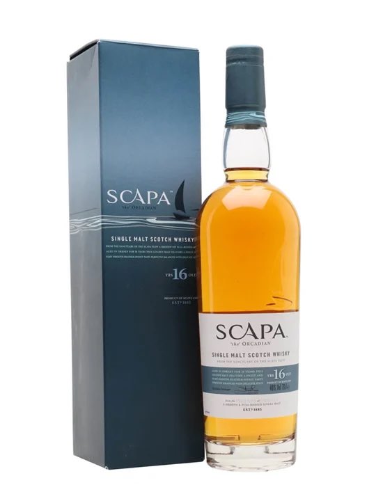 nicksik8's tweet photo. @sweatystartup I am married to scotch, but have a growing affair with bourbon. If I could only have one bottle of either it would be Scapa: https://t.co/btxIs27uvR