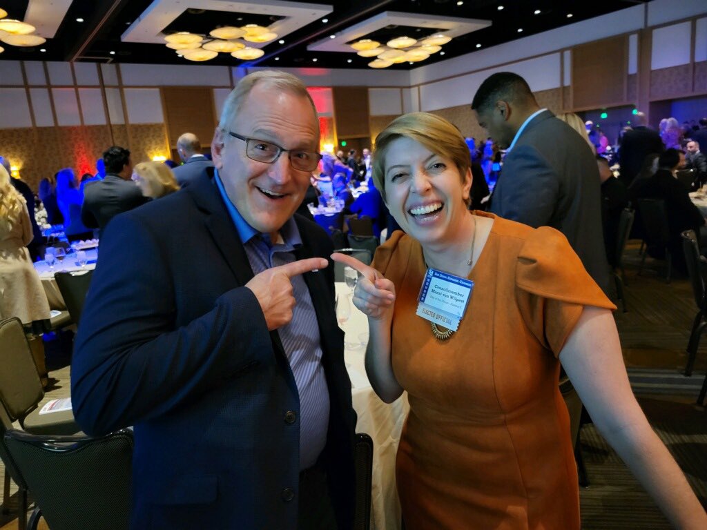 cm_vonwilpert's tweet photo. Had a wonderful time at the @SDChamber anniversary celebration! Thank you for your 151 years of business knowledge, experience, &amp; advocacy in San Diego. @SDAirportAuth #Chamber151 https://t.co/T1MCa0J3GW