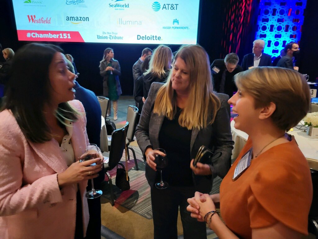 cm_vonwilpert's tweet photo. Had a wonderful time at the @SDChamber anniversary celebration! Thank you for your 151 years of business knowledge, experience, &amp; advocacy in San Diego. @SDAirportAuth #Chamber151 https://t.co/T1MCa0J3GW