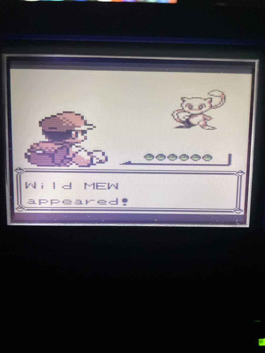kodasaurusrex's tweet photo. So my 7yo asked me to play one of my old #Pokemon games. So naturally I start her out gen 1. She’s doing pretty good. She’s already beat Brock. She struggled to get out of Mt Moon and asked me to help her. So I did. While I was playing, she fell asleep. I decided to surprise her. https://t.co/6jFUGhO7PA