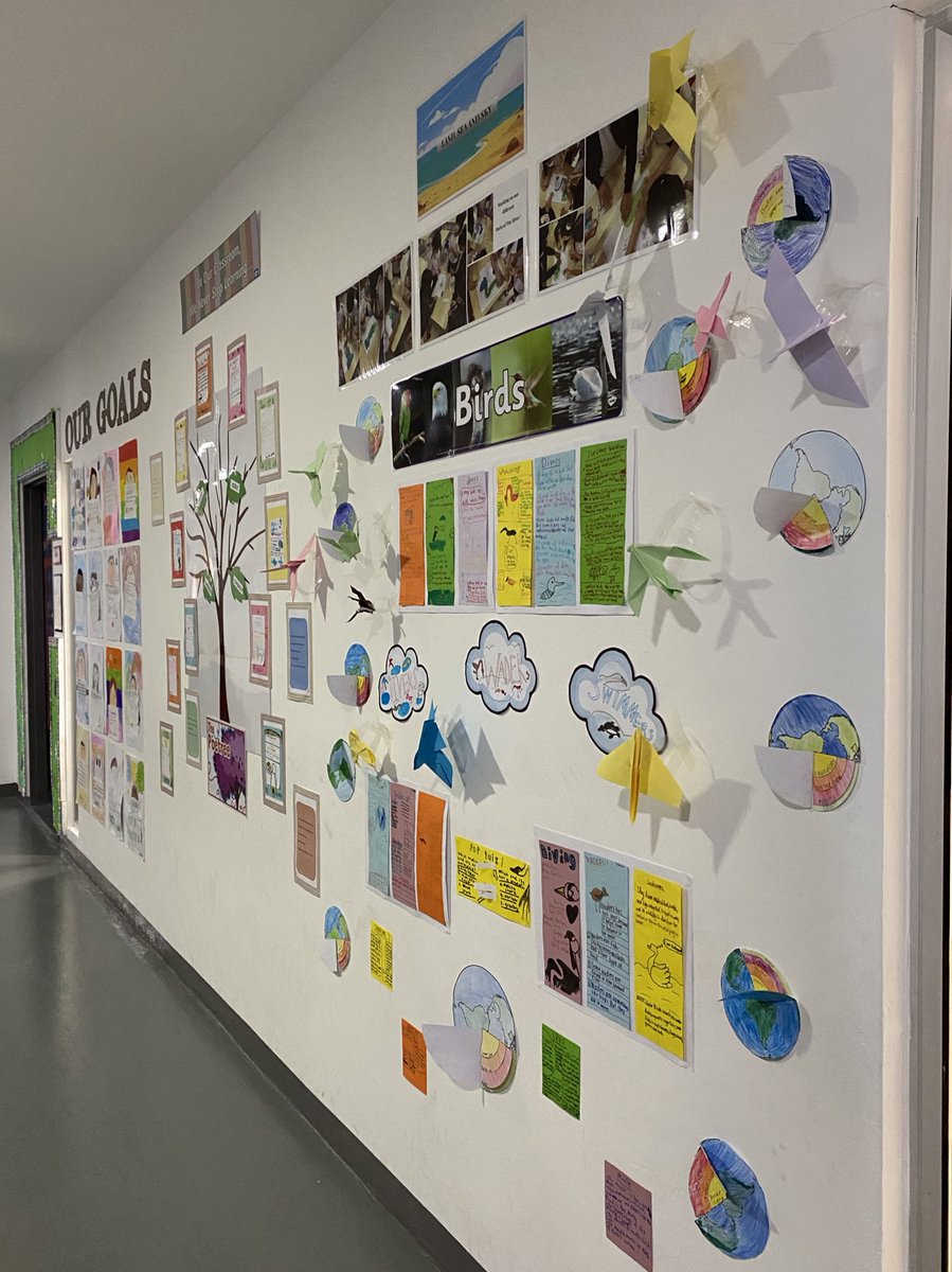 And that’s a wrap for this week’s learning ! Poem in English and their IPC’s Land, Sea, Sky hard work - layers of Earth &amp; how birds fly  #his_learning