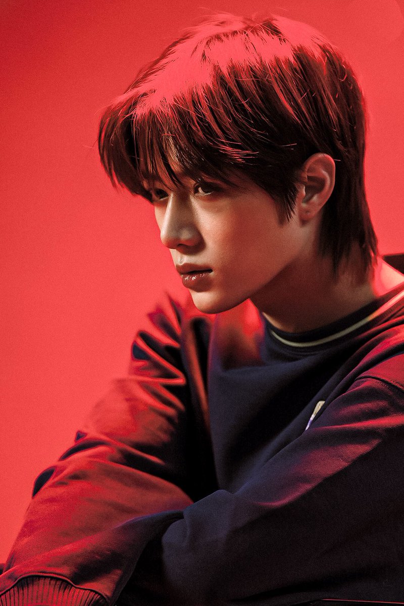 the colour red was literally made for beomgyu