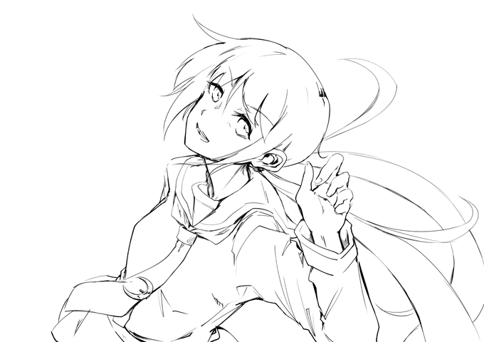 #同じキャラで初めて描いたのと最後に描いたのを比較
→ 