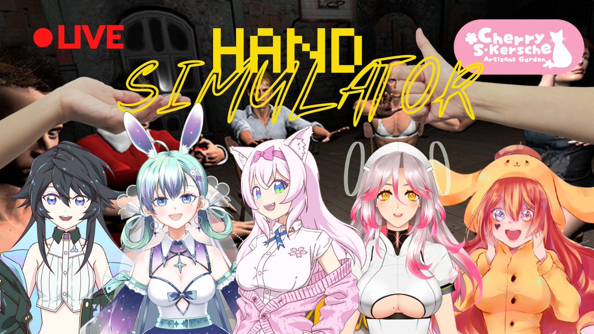 Cherry_Kersche's tweet photo. 🌸Hand Simulator Survival l HyHy,April,Aspirine,Miffy Collab 
📅Fri 25 Feb ⌛️19:00
สารภาพว่ายังไม่เคยเล่นเกมนี้มาก่อนเลยค่��� แบบปกติก็ปั่นมากอยู่แล้ว แต่Survival บนเกาะนี่อะไรกันนะ....
ไว้เจอกันนะคะ !
#Vtuberth #CherryS_live https://t.co/5KF6RGhuJP