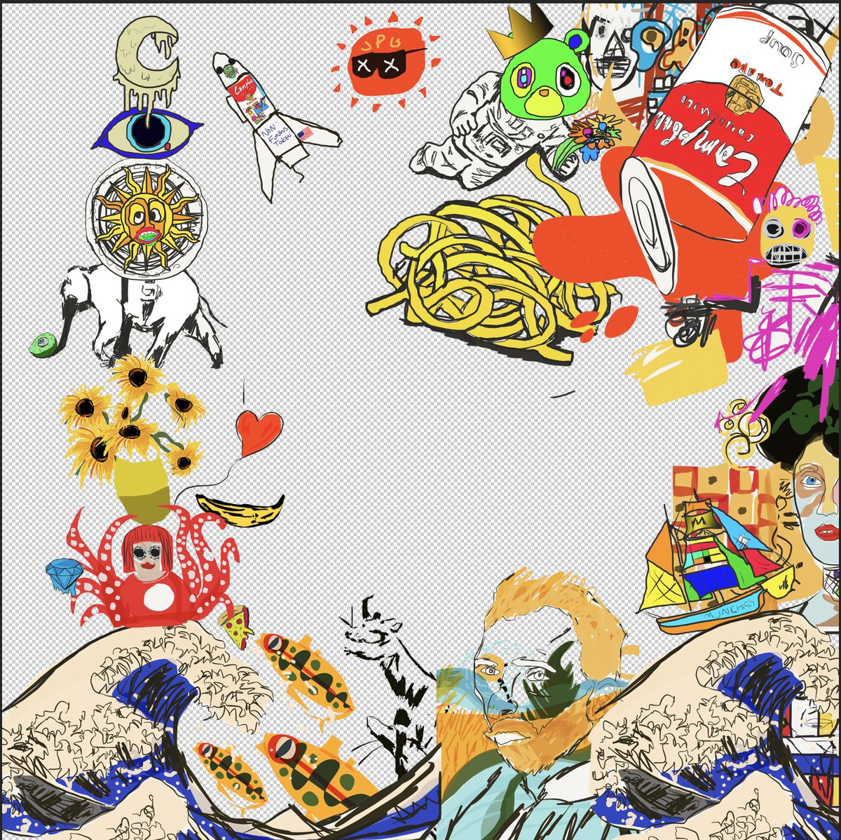 Comment one artist's work you want to get as an #NFT !!