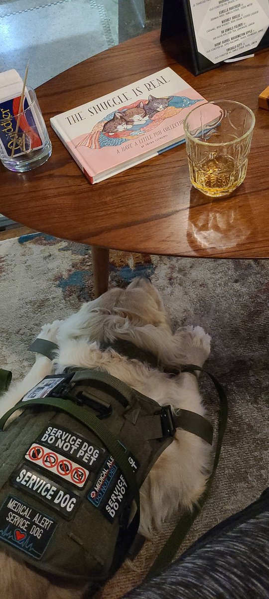 LegendTheSvcDog's tweet photo. I'm sure I deserve a scotch too 🙃 https://t.co/GCnnCZMxGl