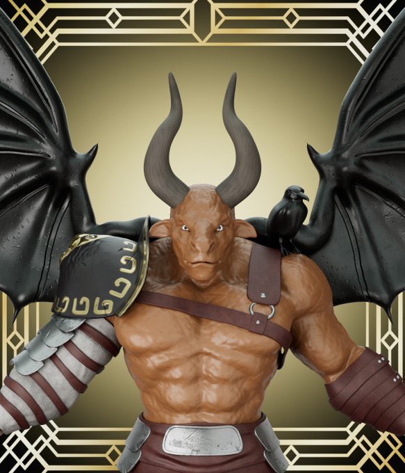 KothCap's tweet photo. 🎁 #NFTGiveaway 🎁

• x1 Mythic Beast #NFT

Rules:
1️⃣ Follow @MythicBeastClan 
2️⃣ ❤️ &amp; RT
3️⃣ Tag 2 Friends

✨ The Mythic Beast Clan is a collection of 6999 unique generated Minotaurs  based on Mythology

⏰ 48 Hours! https://t.co/StwsVLGDrY