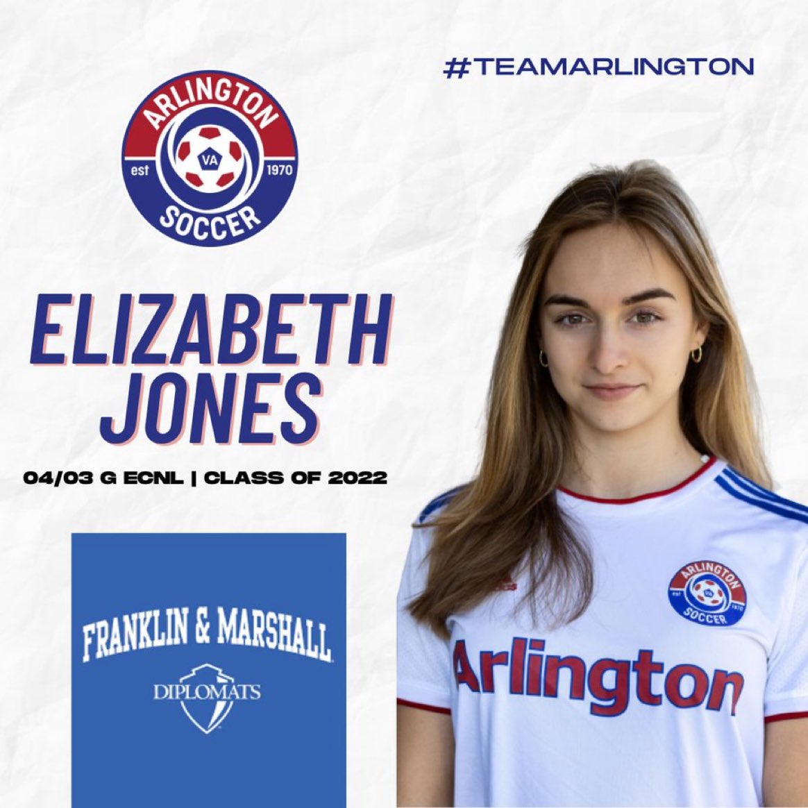 Your 03/04 teammates are so excited to hear this news! <a href="/GirlsRed03/">ArlingtonGirlsGA02/03</a> Congratulations Elizabeth!🙌🙌💪