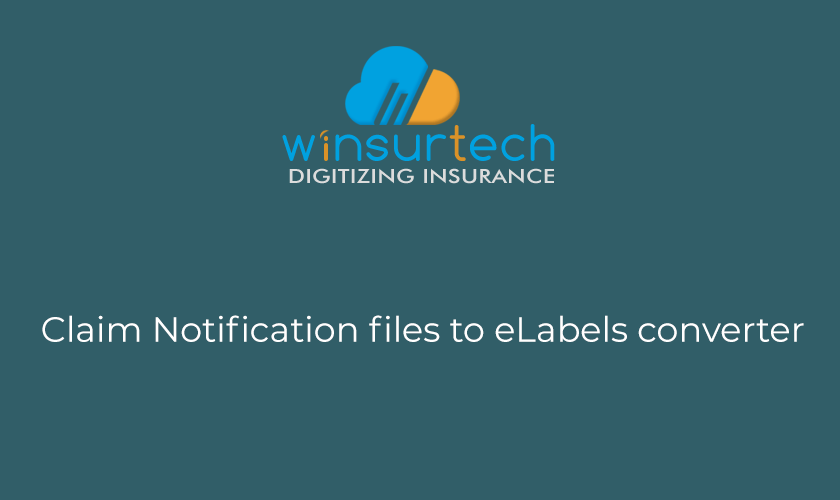 winsurtech's tweet photo. Claim Notification files to eLabels converter
Learn more: https://t.co/hF6xnmnWp8
WinsurTech’s Claim File Parser is a translator program that can be used to convert ACORD Claim Notifications files to ACORD Form ELabels JSON format.
#Acord #Insurance #eLabels #Premium #Claim https://t.co/Sj7d5WWTXN