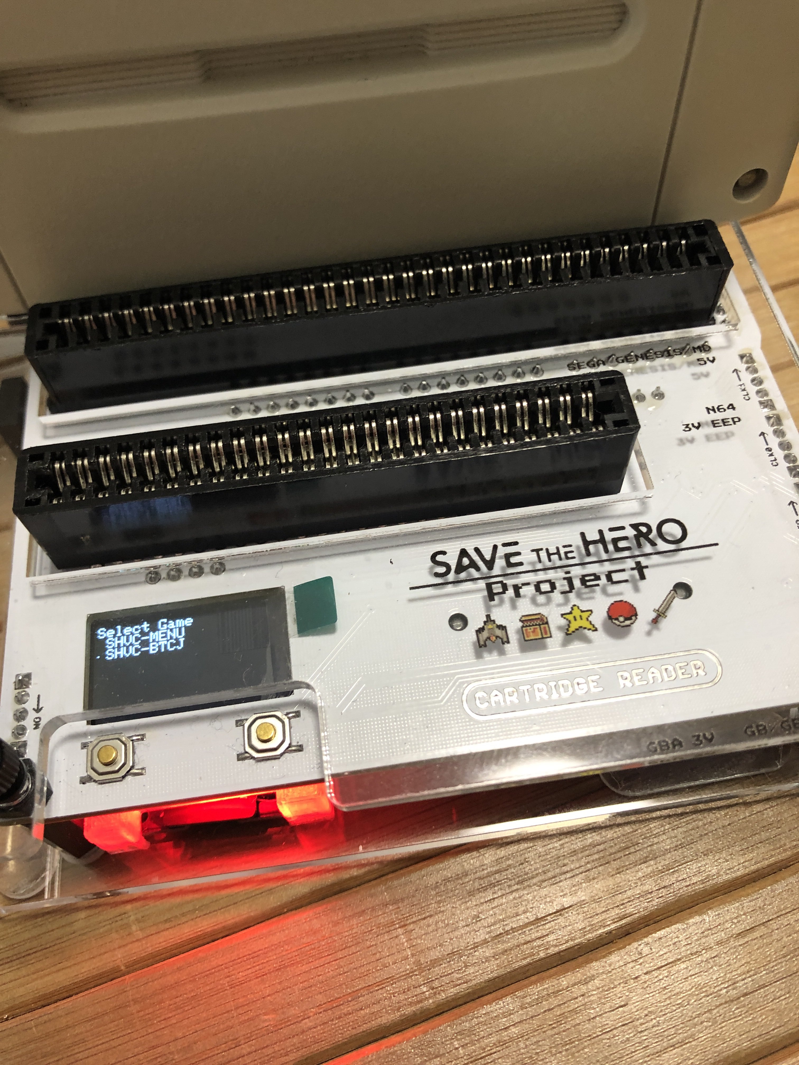 Save The Hero Project Retrogame Rom Dumper Great Work Snes Sfmemory Sfメモリ Cartridgereader Savetheheroproject Twitter