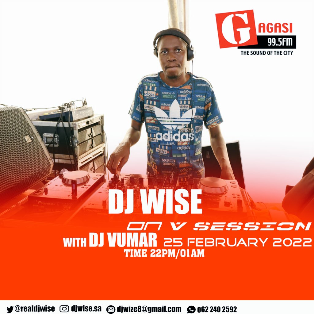 realdjwise's tweet photo. Today Catch My Mix live #vsession on @gagasifm (22pm - 01am)
My bookings- 0622402592 // djwize8@gmail.com https://t.co/IrvwFcd04e